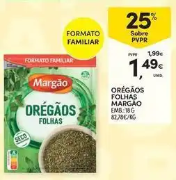 Continente Bom dia Margão - orégaos folhas promoção
