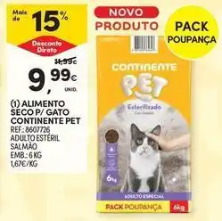 Continente Bom dia Continente - alimento seco p/ gato promoção