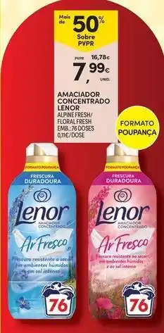 Continente Bom dia A+ - amaciador concentrado promoção