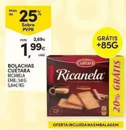 Continente Bom dia Cuétara - bolachas promoção