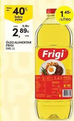 Continente Bom dia Frigi - óleo alimentar promoção
