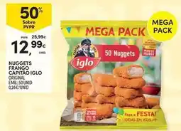 Continente Bom dia Iglo - nuggets frango capitao promoção