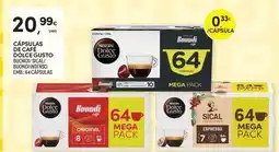 Continente Bom dia Dolce gusto - capsulas de caffe' promoção