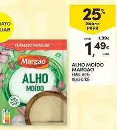 Continente Bom dia Margão - alho moído promoção