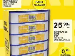 Continente Bom dia L'or - capsulas de cafe promoção