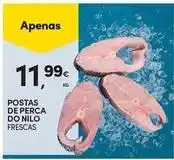Continente Bom dia Postas de perca do nilo promoção