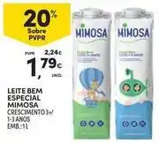Continente Bom dia Mimosa - leite bem especial promoção
