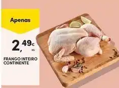Continente Bom dia Continente - frango inteiro promoção