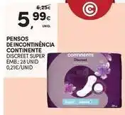 Continente Bom dia Continente - pensos de incontinencia promoção