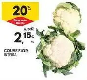 Continente Bom dia Flor - couve flor promoção