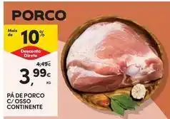 Continente Bom dia Continente - pâ de porco c/ osso promoção