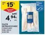 Continente Bom dia Filete de paloco msc promoção