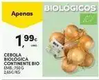 Continente Bom dia Continente bio - cebola biologica promoção