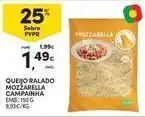 Continente Bom dia Campainha - queijo ralado mozzarella promoção