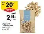 Continente Bom dia Continente - caju cru promoção