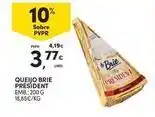 Continente Bom dia Président - queijo brie promoção