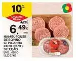 Continente Bom dia Seleção du chef - hambúrguer de bovino c/picanha continente promoção