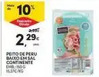 Continente Bom dia Continente - peito de peru promoção
