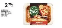 Continente Bom dia Lasanha bolonhesa promoção