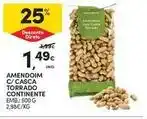 Continente Bom dia Continente - amendoim c/casca torrado promoção