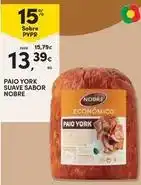 Continente Bom dia Nobre - paio york suave sabor promoção