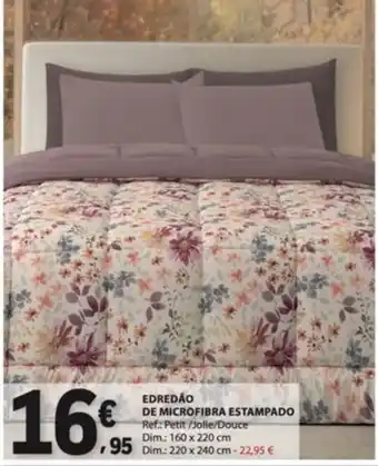 Edredão de microfibra estampado