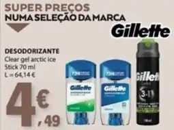 E.Leclerc desodorante gillette promoção