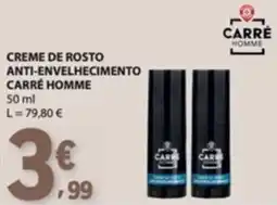 E.Leclerc Creme de rosto anti-envelhecimento carré homme promoção