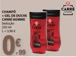 E.Leclerc Champô + gel de duche carré homme sedução promoção