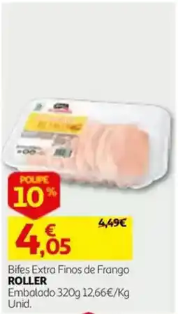 Auchan Bifes Extra Finos de Frango Roller promoção