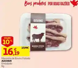 Auchan Maminha de bovino fatiada auchan promoção