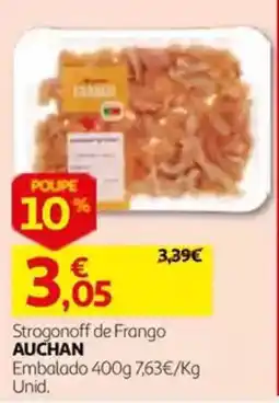 Auchan Stragonoff de Frango Auchan promoção