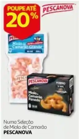 Auchan miolo de camarão pescanova promoção