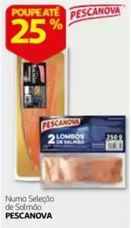 Auchan 2 lombos de salmão pescanova promoção