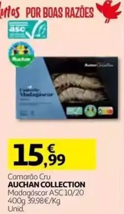 Auchan Camarão Cru Auchan Collection promoção