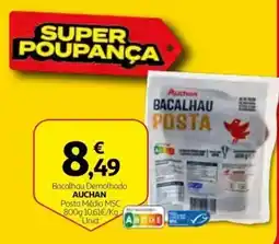 Auchan Bacalhau Demolhado Auchan promoção