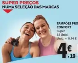 E.Leclerc Tampões Pro Confort promoção