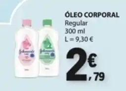 E.Leclerc óleo corporal johnson's promoção
