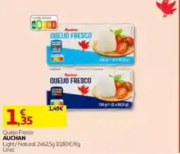 Auchan Queijo fresco auchan promoção