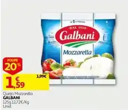 Auchan Queijo Mozzarella Galbani promoção