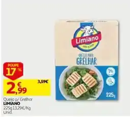 Auchan Queijo p/ Grelhar Limiano promoção