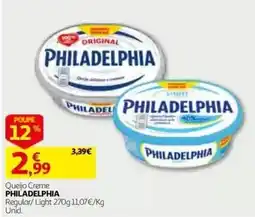 Auchan Queijo Creme Philadelphia promoção