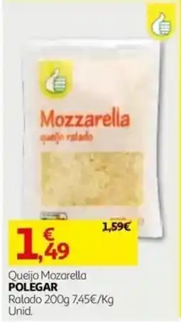 Auchan Queijo Mozzarella Polegar promoção