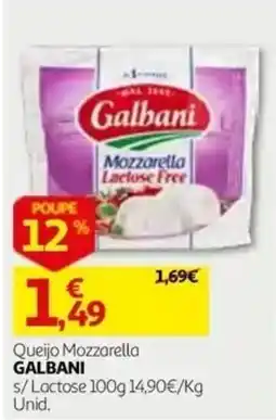 Auchan Queijo Mozzarella galbani promoção
