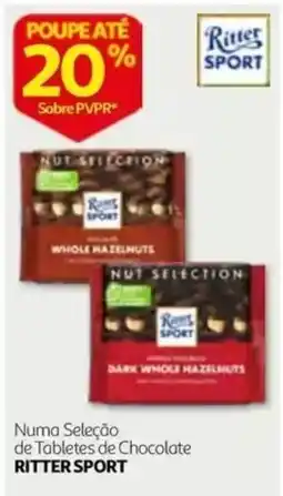Auchan Numa Seleção de Tabletes de Chocolate Ritter Sport promoção