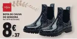 E.Leclerc Bota de chuva de senhora tisfaia promoção