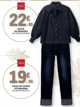 E.Leclerc Blusa de senhora tisfaia promoção