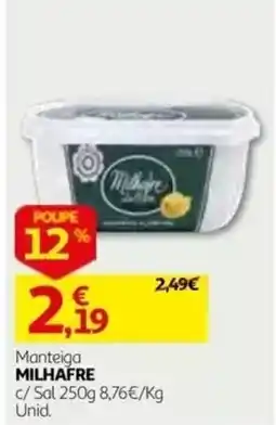 Auchan Manteiga milhafre promoção