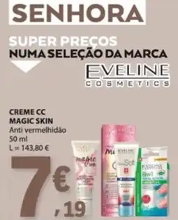 E.Leclerc creme cc magic skin da marca eveline cosmetics promoção
