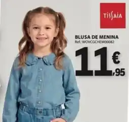 E.Leclerc blusa de menina tissaia promoção